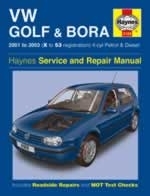 Reparaturanleitung VW Golf & Bora 4-cyl Petrol & Diesel (01 - 03) X to 53  (VERSANDKOSTENFREI)