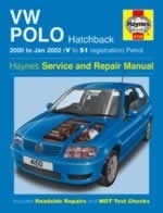 Reparaturanleitung VW Polo Hatchback Petrol (00 - Jan 02) V to 51  (VERSANDKOSTENFREI)