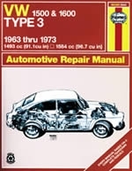 Reparaturanleitung VW Type 3 1500 und 1600 (63 - 73) up to M (VERSANDKOSTENFREI)