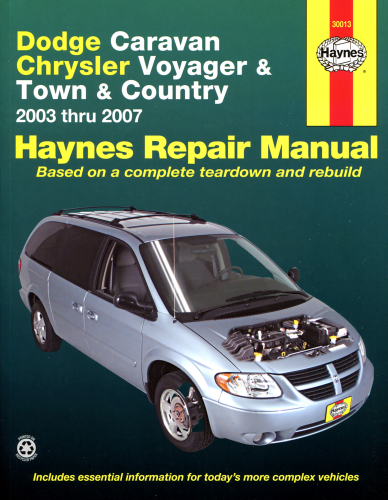 Reparaturanleitung Dodge Caravan & Chrysler Voyager (03 - 07)  (VERSANDKOSTENFREI)