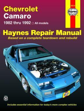 Reparaturanleitung Chevrolet Camaro (82 - 92) Haynes  (VERSANDKOSTENFREI)