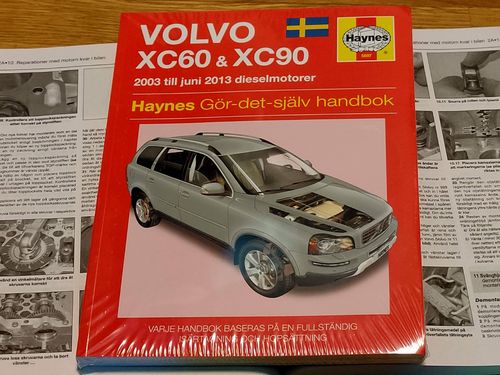 Schwedische Sprache!  Volvo XC60 & XC90 Diesel Manual