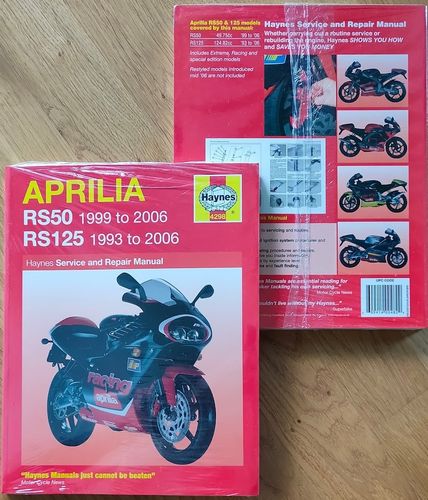 Reparaturanleitung Aprilia RS50 RS125  (1993 - 2006) (VERSANDKOSTENFREI)