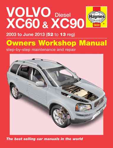 Mängelexemplar  Reparaturanleitung Volvo XC60 & XC90  Diesel (Bj.2003-2013)